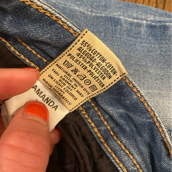 DL1961 Light Wash Ripped Jeans - Picture 4 of 8